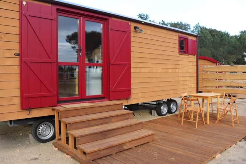 Roulottes Cocooning Au Coeur Des Landes Hotel Mées Exterior foto